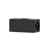 Metric Union Delrin® Black, M6 Female .060" thru hole Metric Union Delrin® Black, M6 Female .060" thru hole